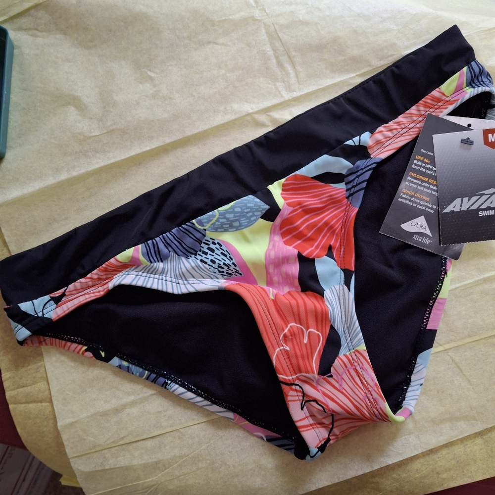 Avia Women's M Mid Rise Bikini Bottoms NWT - Picture 5 of 6